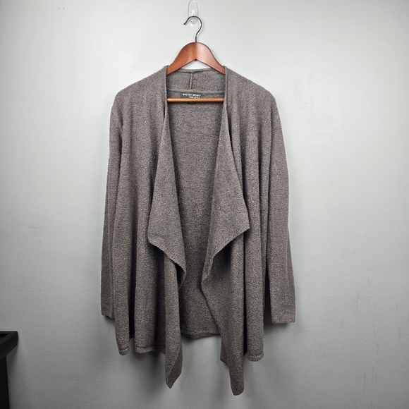 BAREFOOT DREAMS Bamboo Blend‎ Cozychic Lite Calypso Wrap Brown Womens Size S/M - Picture 2 of 12